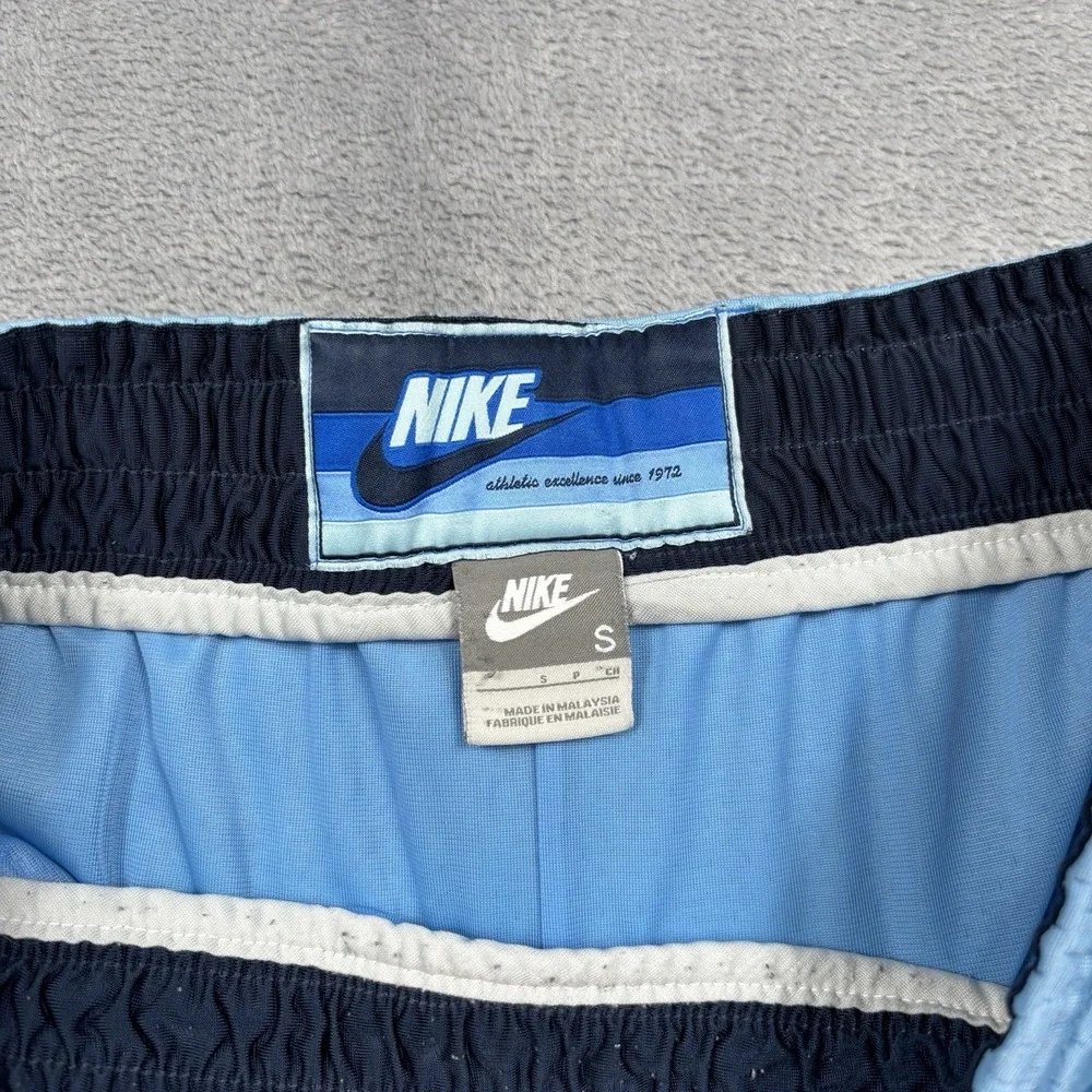 Vintage Nike Blue Active Basketball Shorts Men's Small Mesh Drawstring 2007